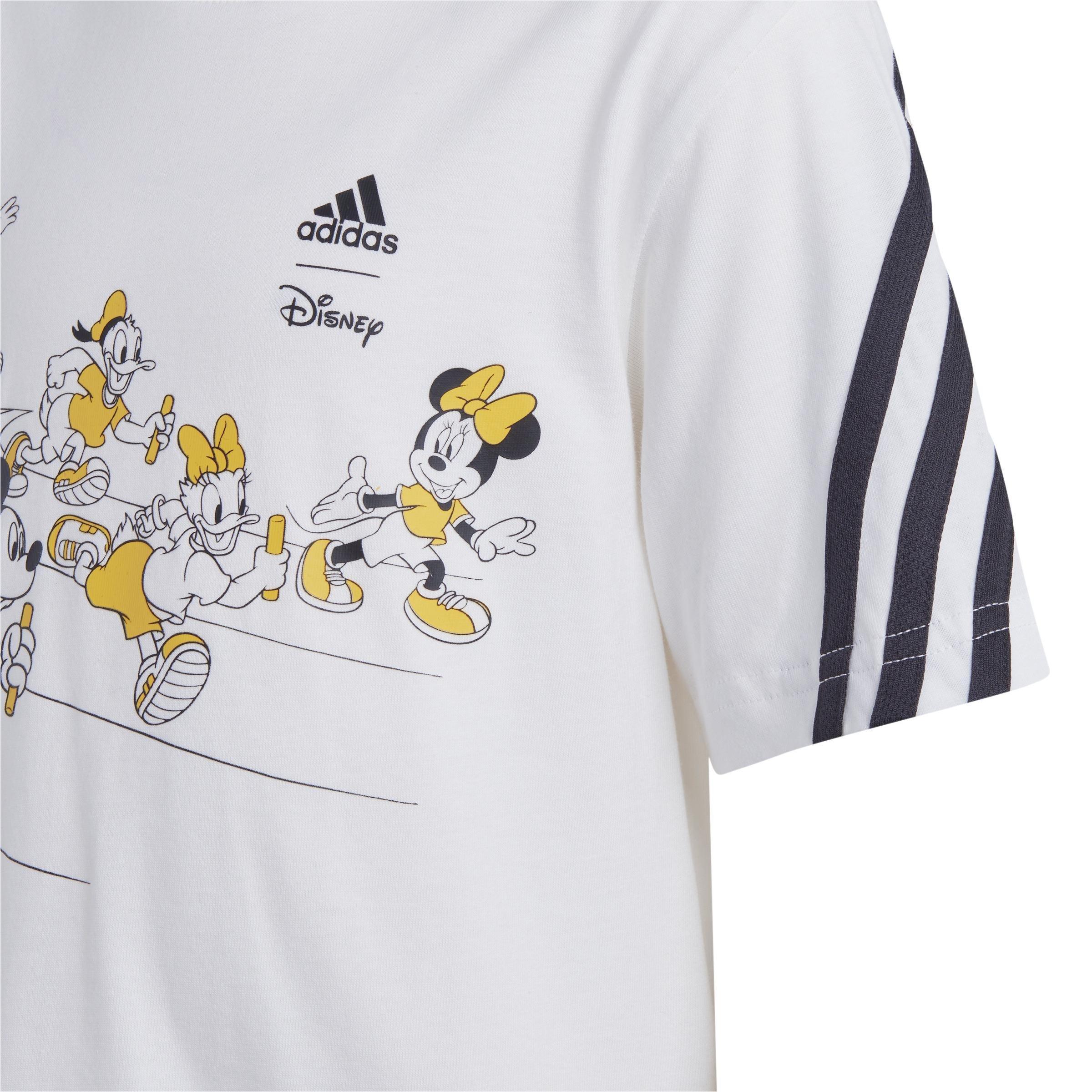 Unisex Kids adidas x Disney Mickey Mouse Tee Set, White, , large image number 6