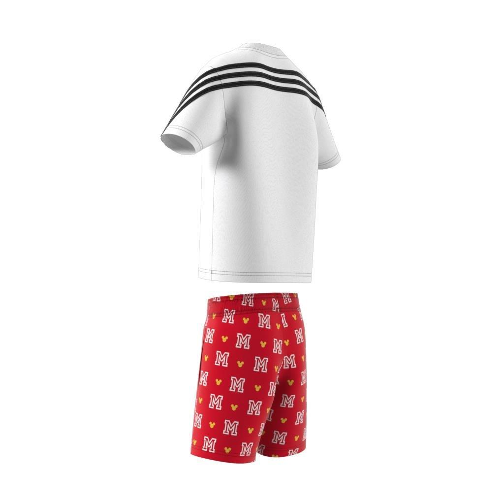 Unisex Kids adidas x Disney Mickey Mouse Tee Set, White, , large image number 7