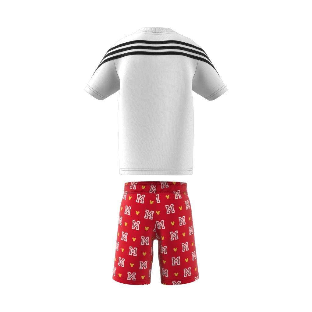 Unisex Kids adidas x Disney Mickey Mouse Tee Set, White, , large image number 8