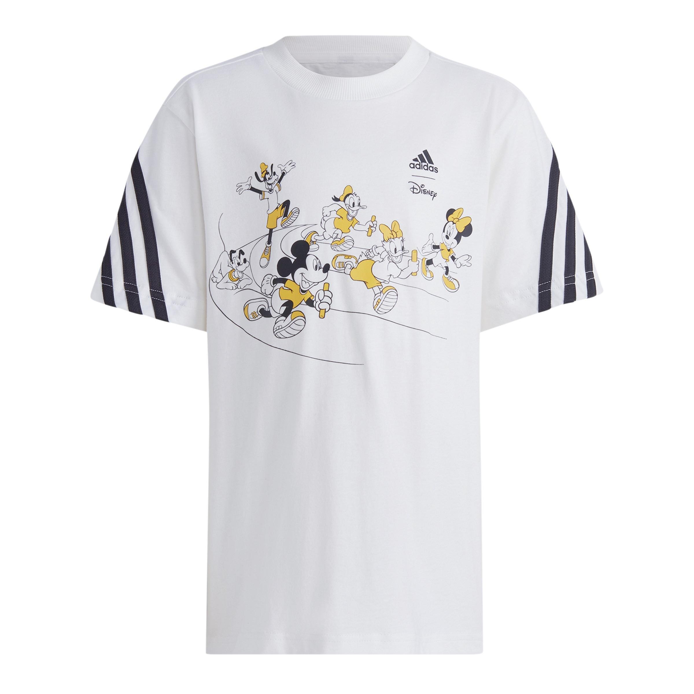 Unisex Kids adidas x Disney Mickey Mouse Tee Set, White, , large image number 11