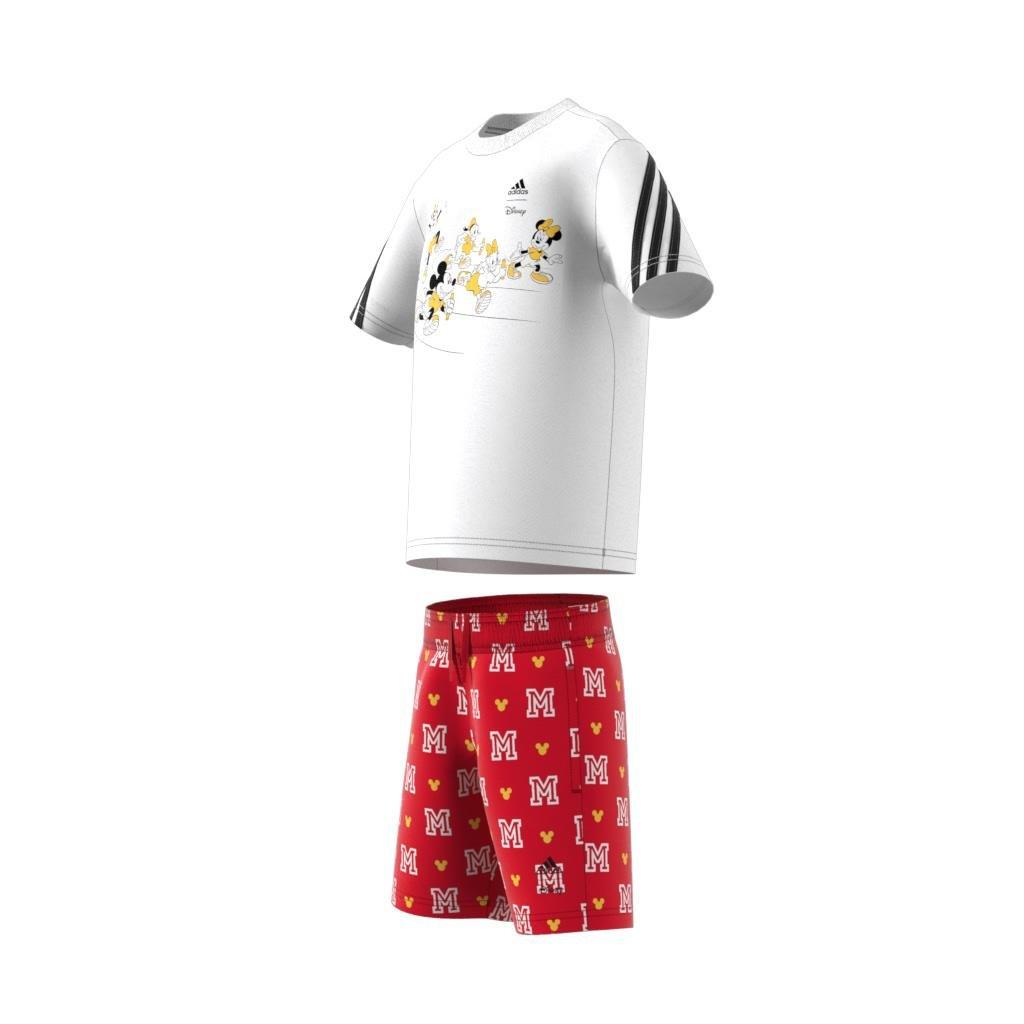 Unisex Kids adidas x Disney Mickey Mouse Tee Set, White, , large image number 14