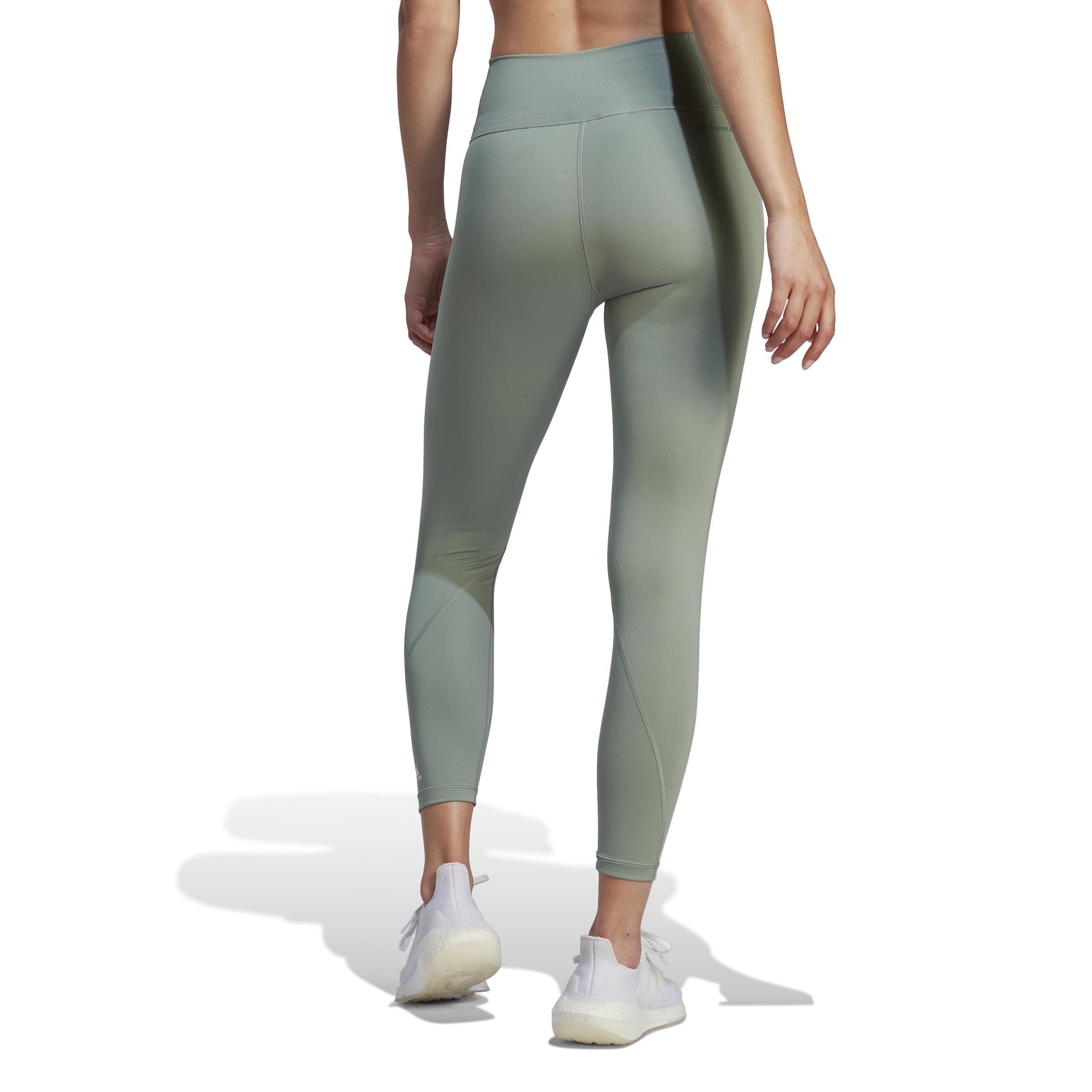 Optime Training 7/8 Leggings, Green, A901_ONE, large image number 2