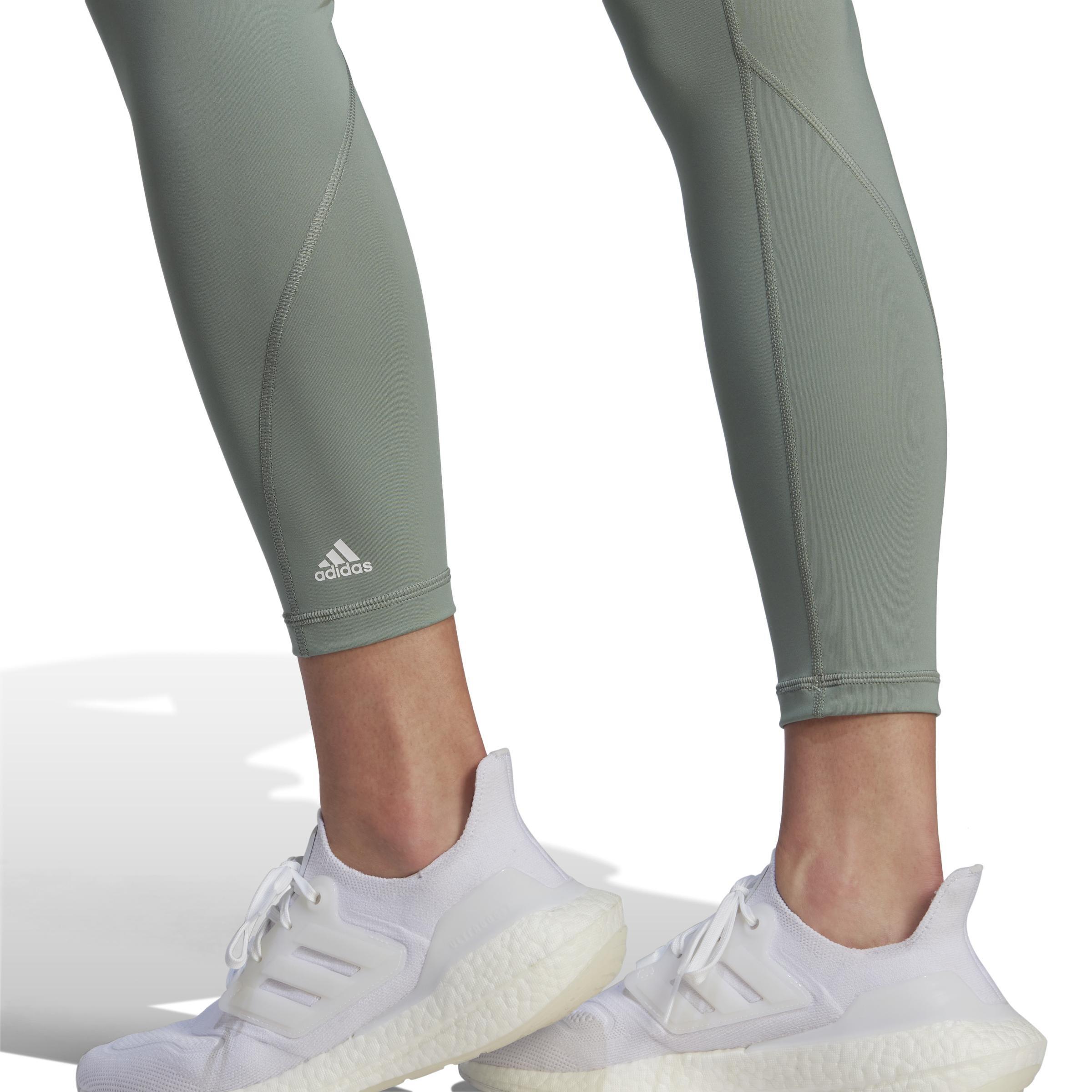 Optime Training 7/8 Leggings, Green, A901_ONE, large image number 4