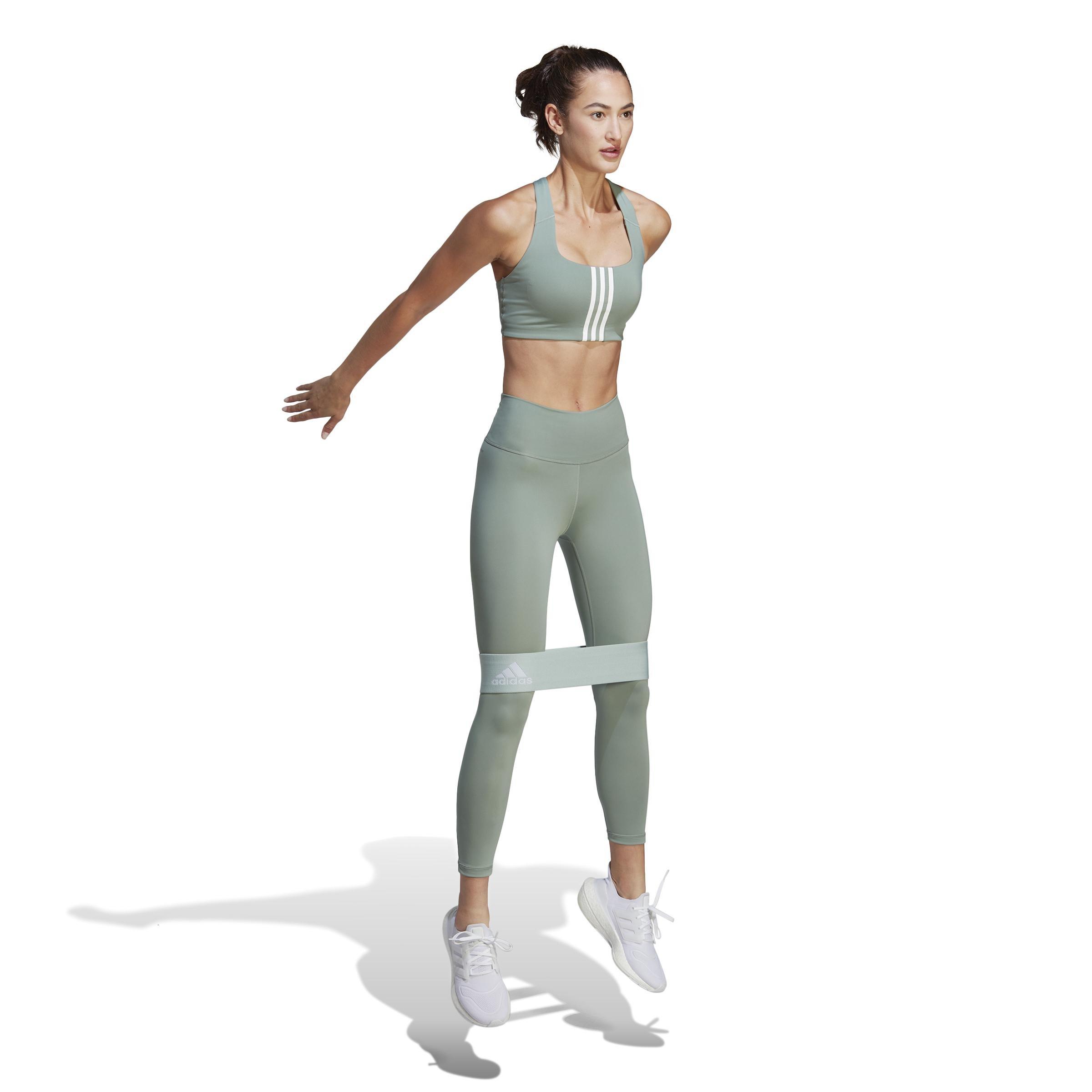 Optime Training 7/8 Leggings, Green, A901_ONE, large image number 5