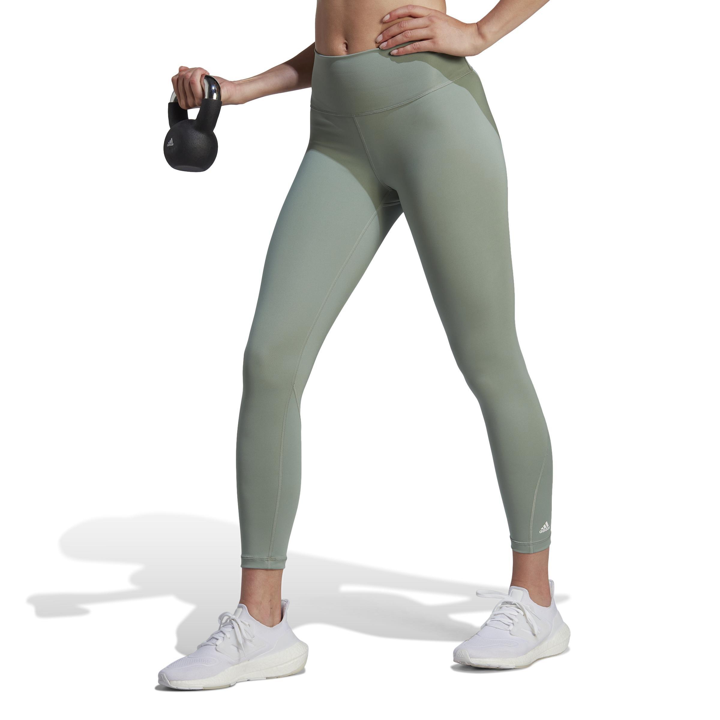 Optime Training 7/8 Leggings, Green, A901_ONE, large image number 6