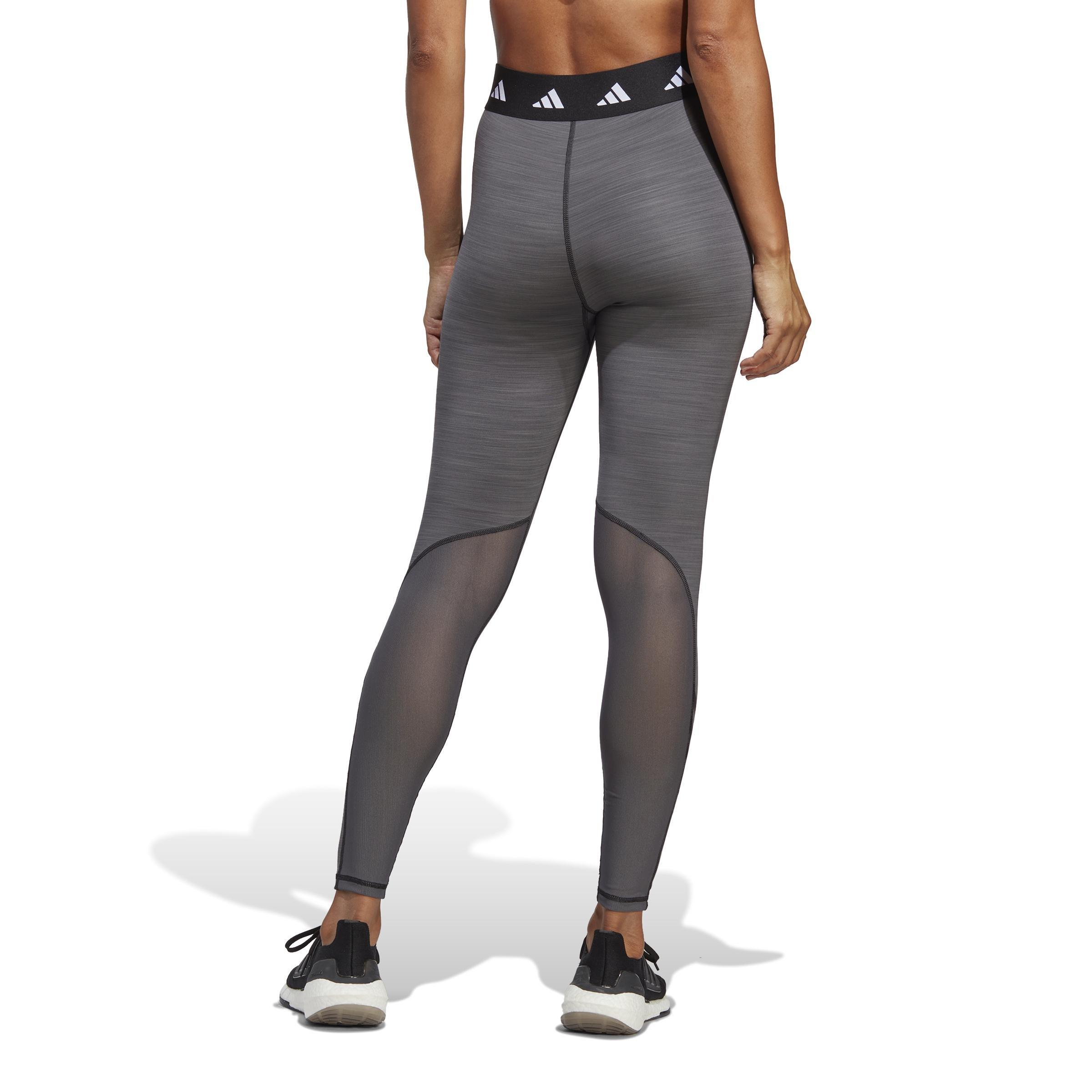 Techfit 3-Stripes Leggings, Grey, , large image number 4