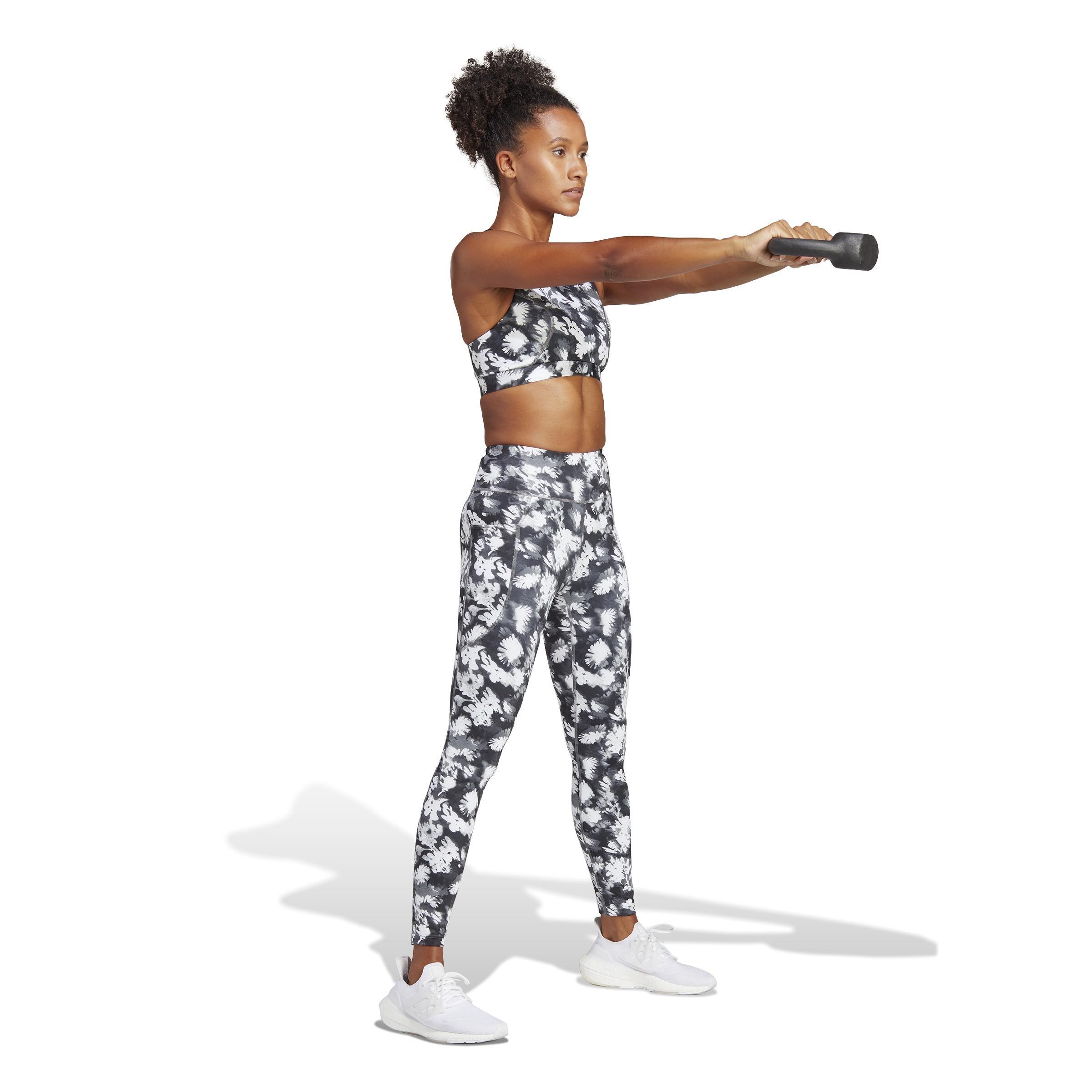 Running Medium-Support Bra, Black, A901_ONE, large image number 6