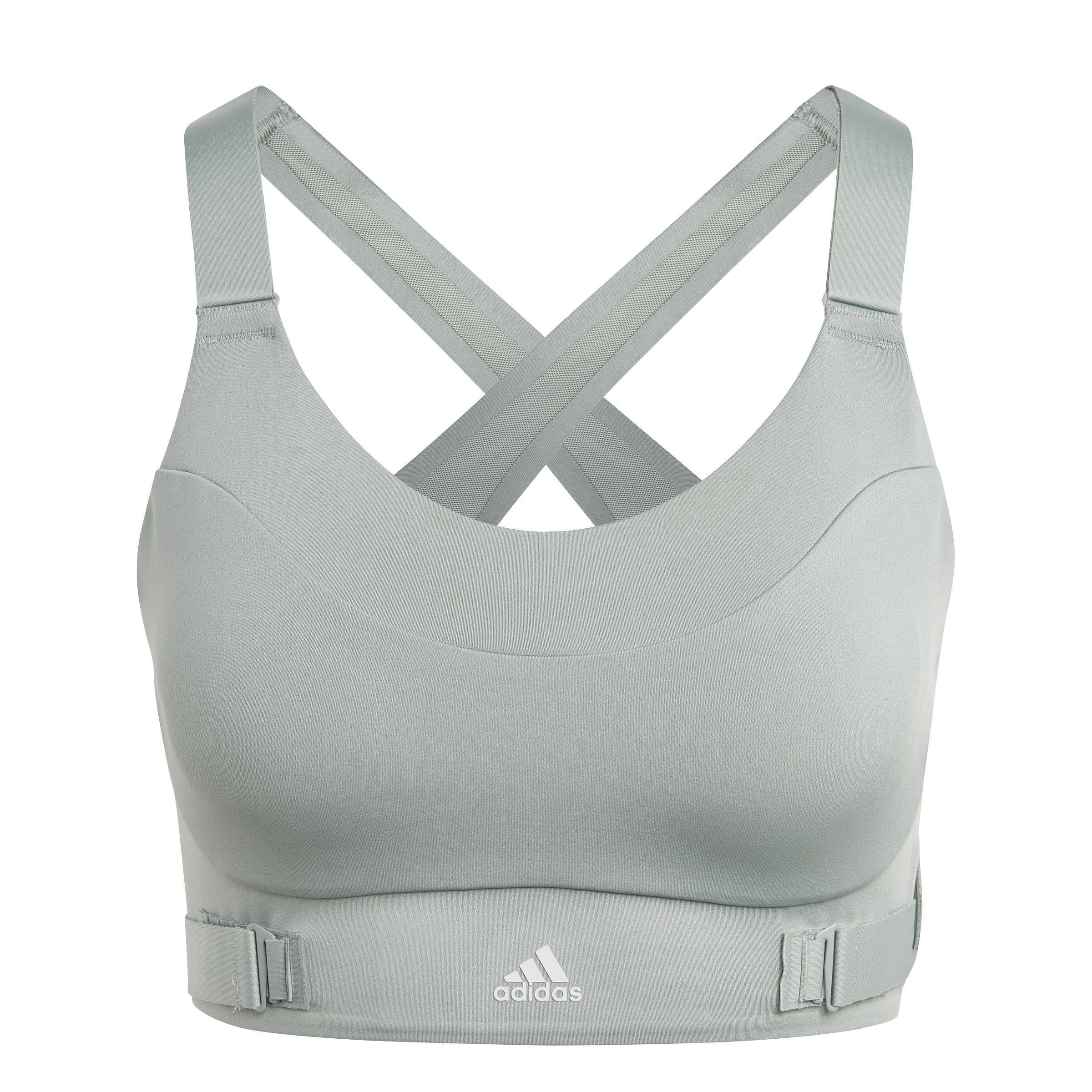 Fastimpact Luxe Run High-Support Bra, Green, , large image number 1