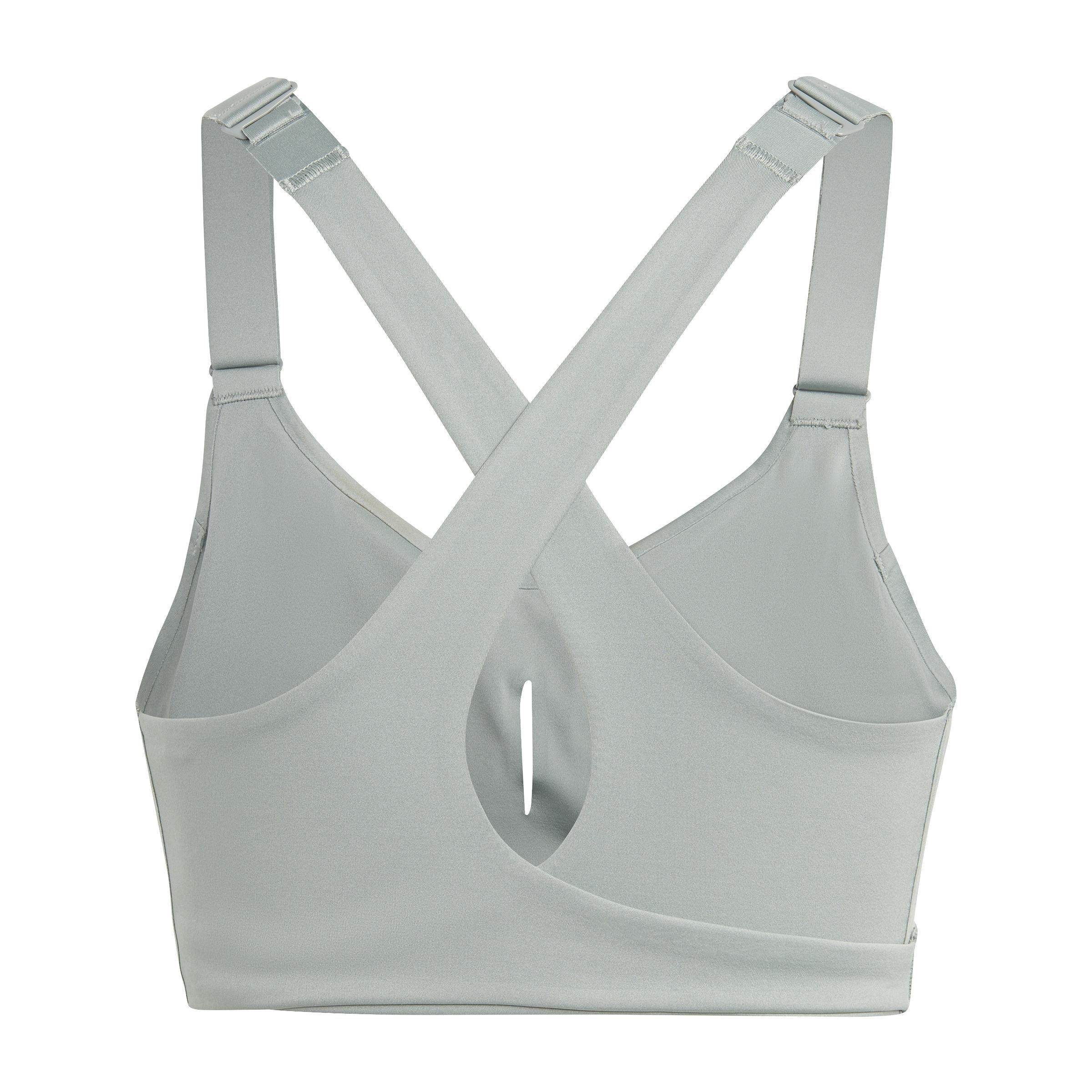 Fastimpact Luxe Run High-Support Bra, Green, , large image number 4