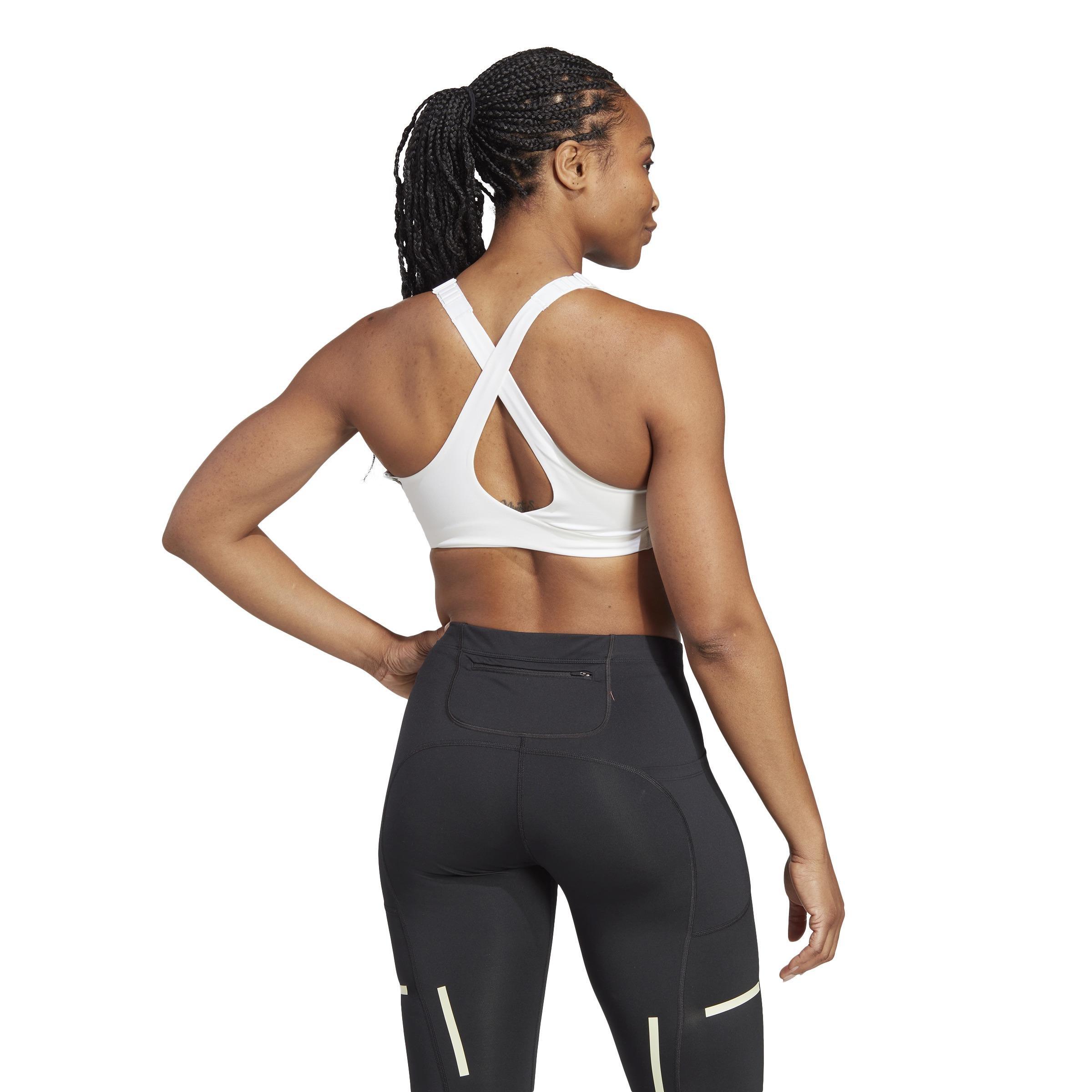 Fastimpact Luxe Run High-Support Bra, White, , large image number 1