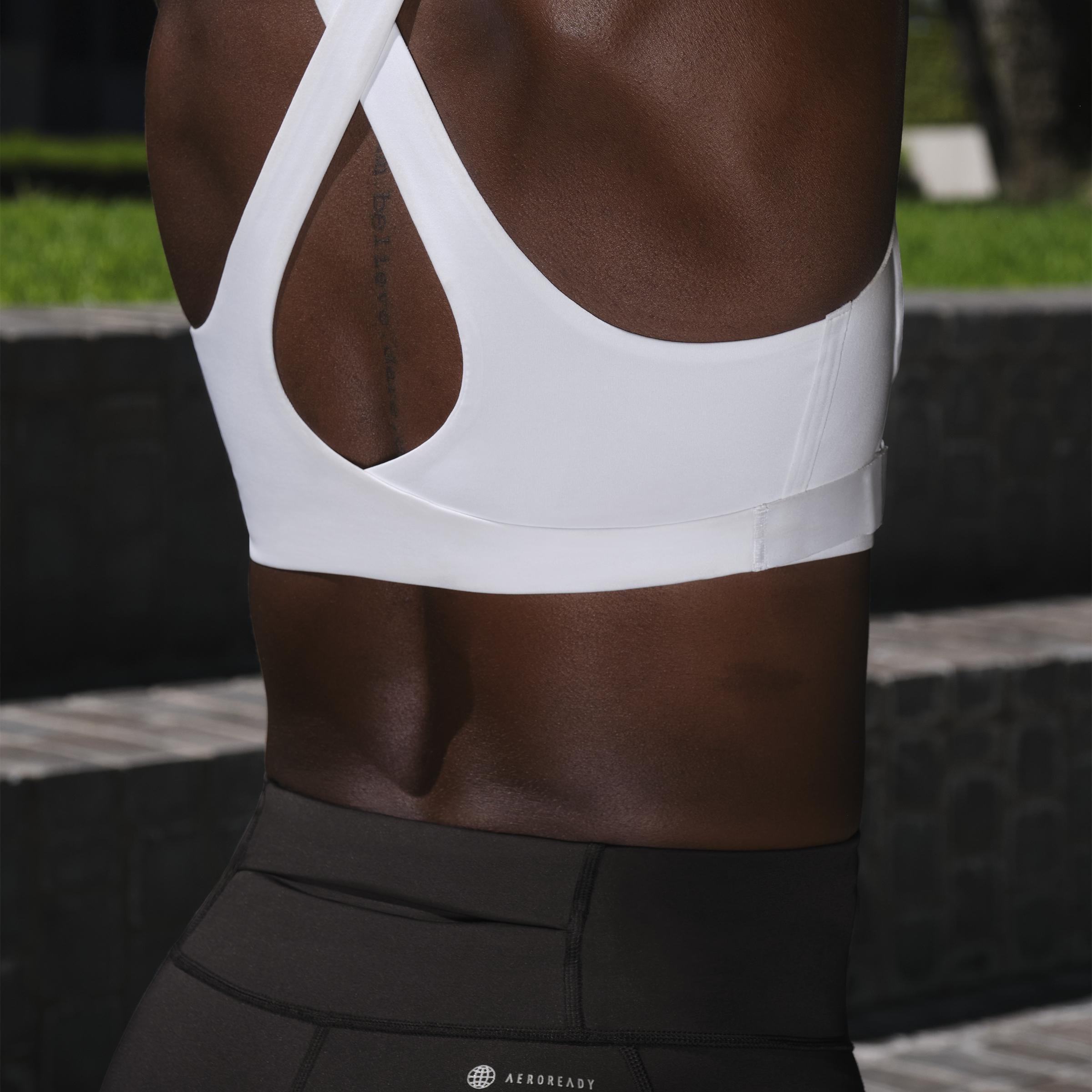 Fastimpact Luxe Run High-Support Bra, White, , large image number 12