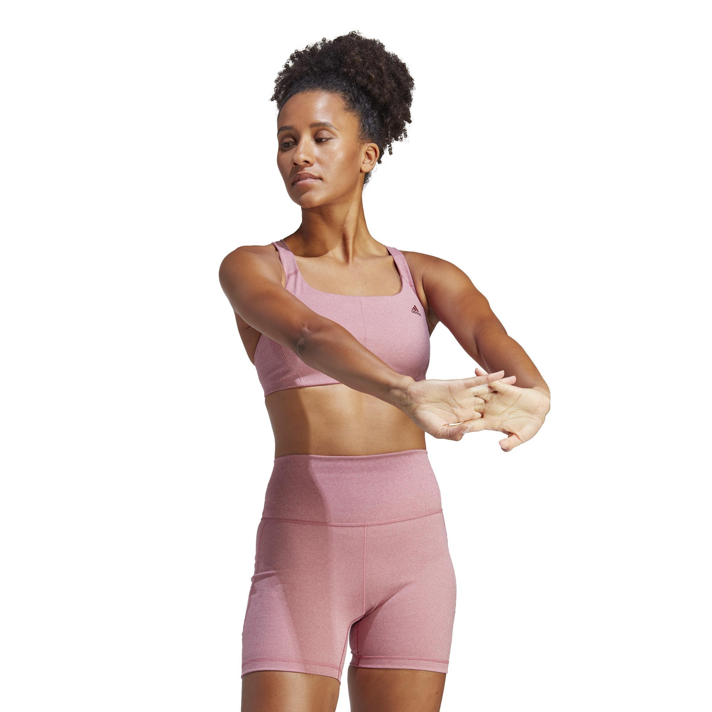 Coreflow Medium-Support Bra, Pink, , large image number 7