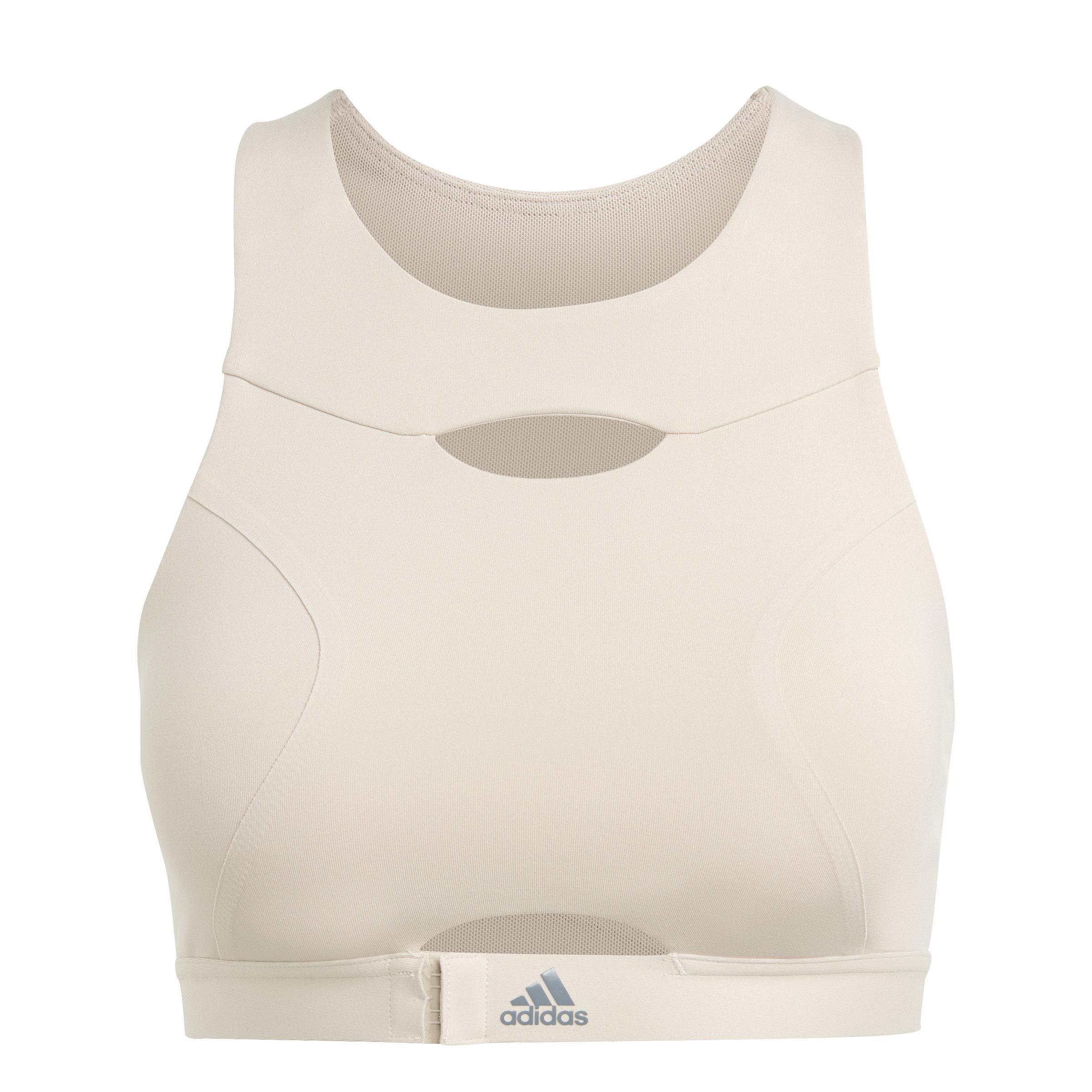 Powerimpact Luxe Training Medium-Support Bra, Brown, A901_ONE, medium