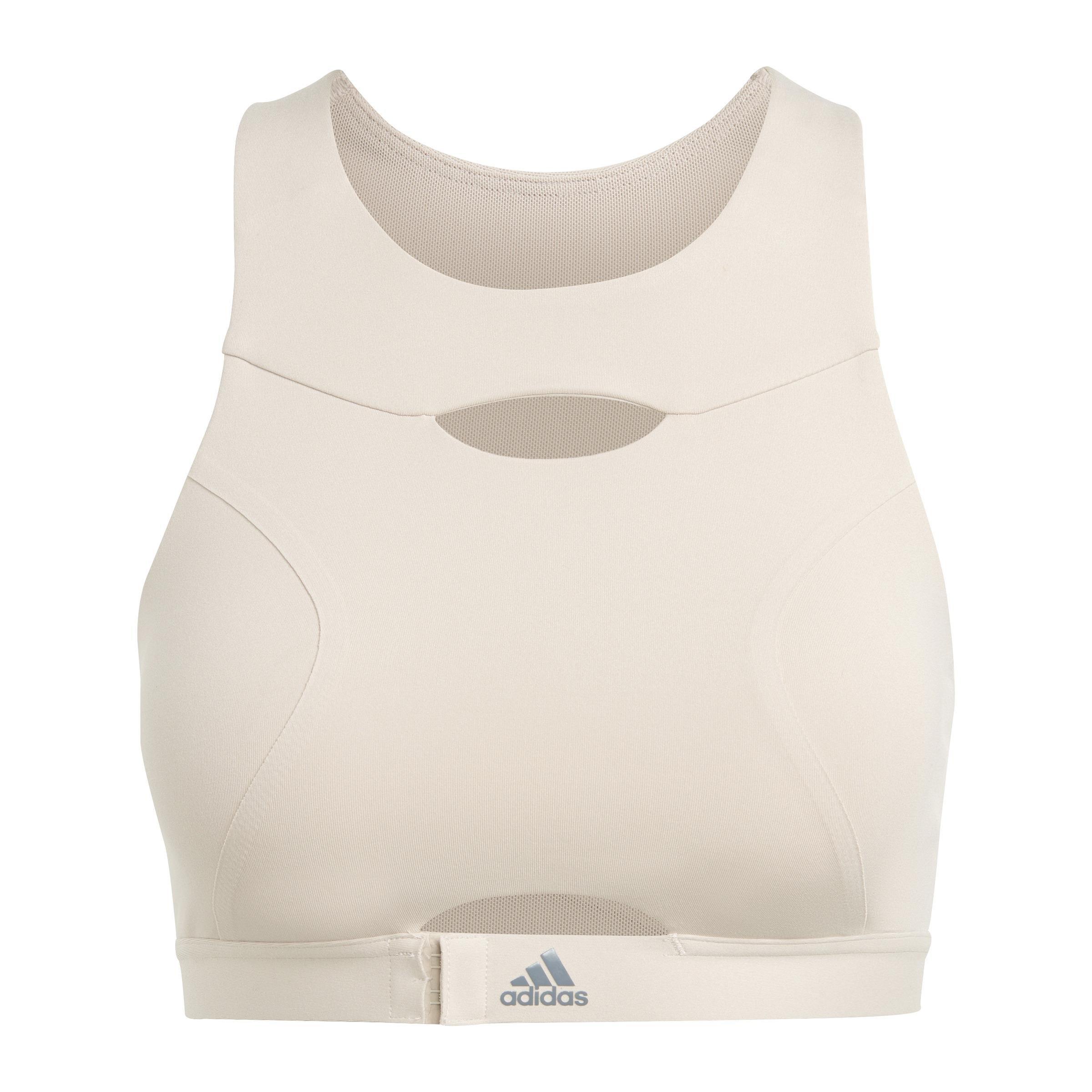 Powerimpact Luxe Training Medium-Support Bra, Brown, A901_ONE, medium