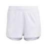 Women Run Icons 3-Stripes Low Carbon Running Shorts, White, A901_ONE, thumbnail image number 0