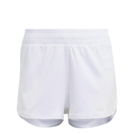 Women Run Icons 3-Stripes Low Carbon Running Shorts, White, A901_ONE, large image number 1