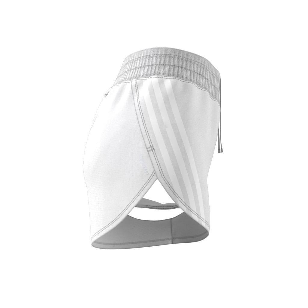 Run Icons 3-Stripes Low Carbon Running Shorts, White, , large image number 8