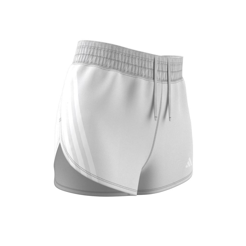 Run Icons 3-Stripes Low Carbon Running Shorts, White, A901_ONE, large image number 13