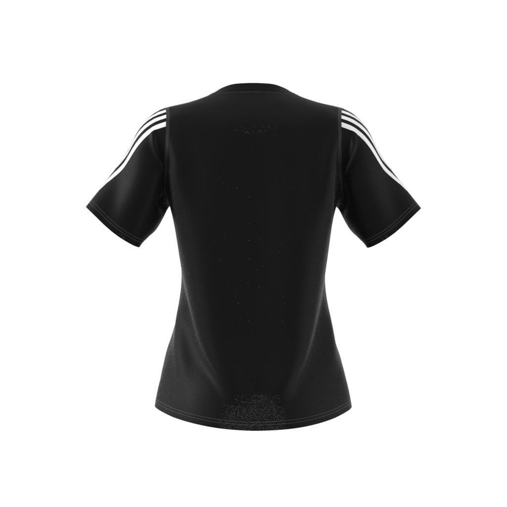 Run Icons 3-Stripes Low-Carbon Running T-Shirt, Black, A901_ONE, large image number 5