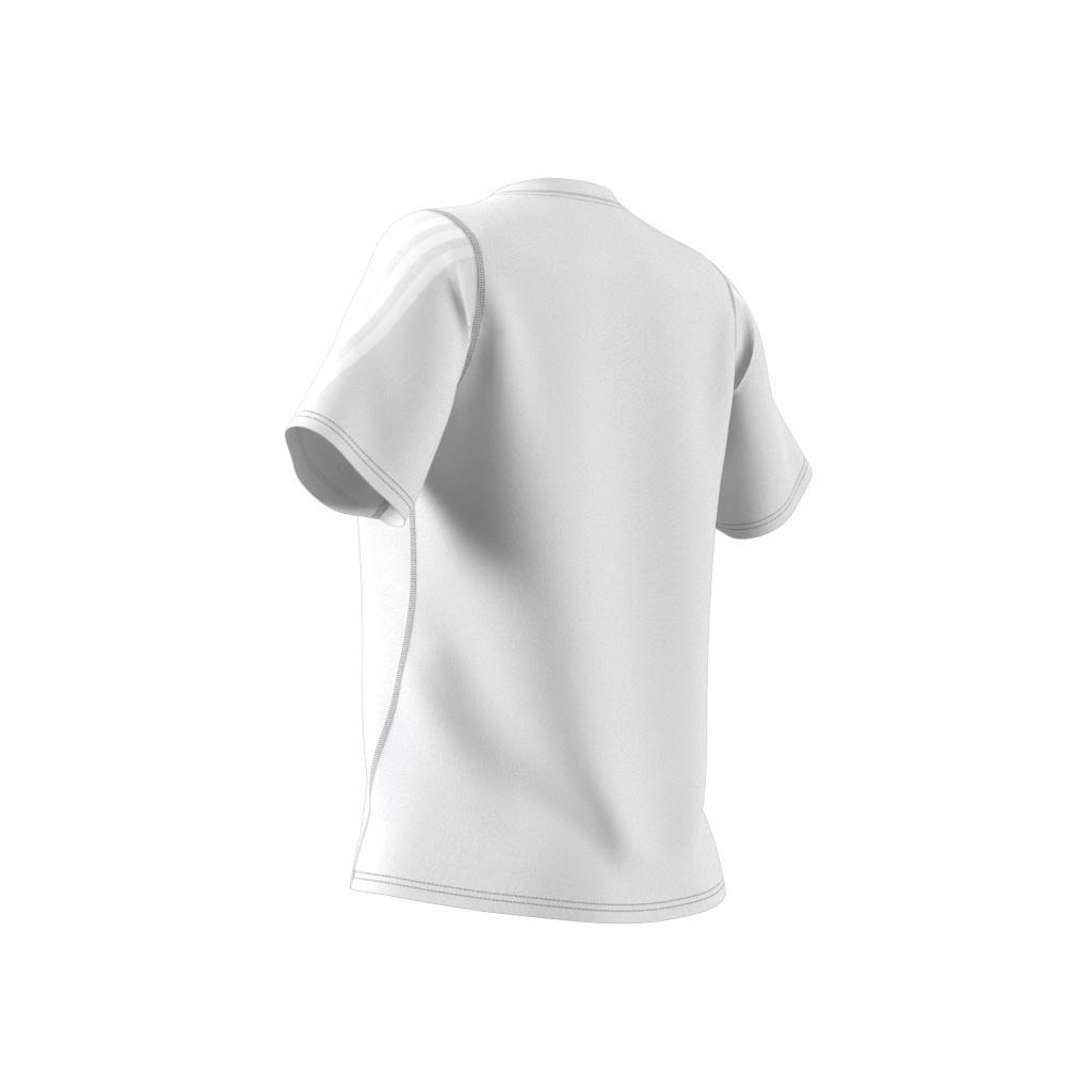 Run Icons 3-Stripes Low-Carbon Running T-Shirt, White, A901_ONE, large image number 9