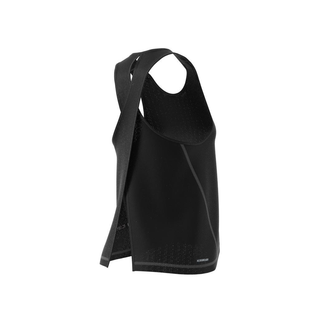 Run Icons Made With Nature Running Tank Top, Black, A901_ONE, large image number 7