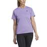 Women Run Icon 3 Bar T-Shirt, Purple, A901_ONE, thumbnail image number 1