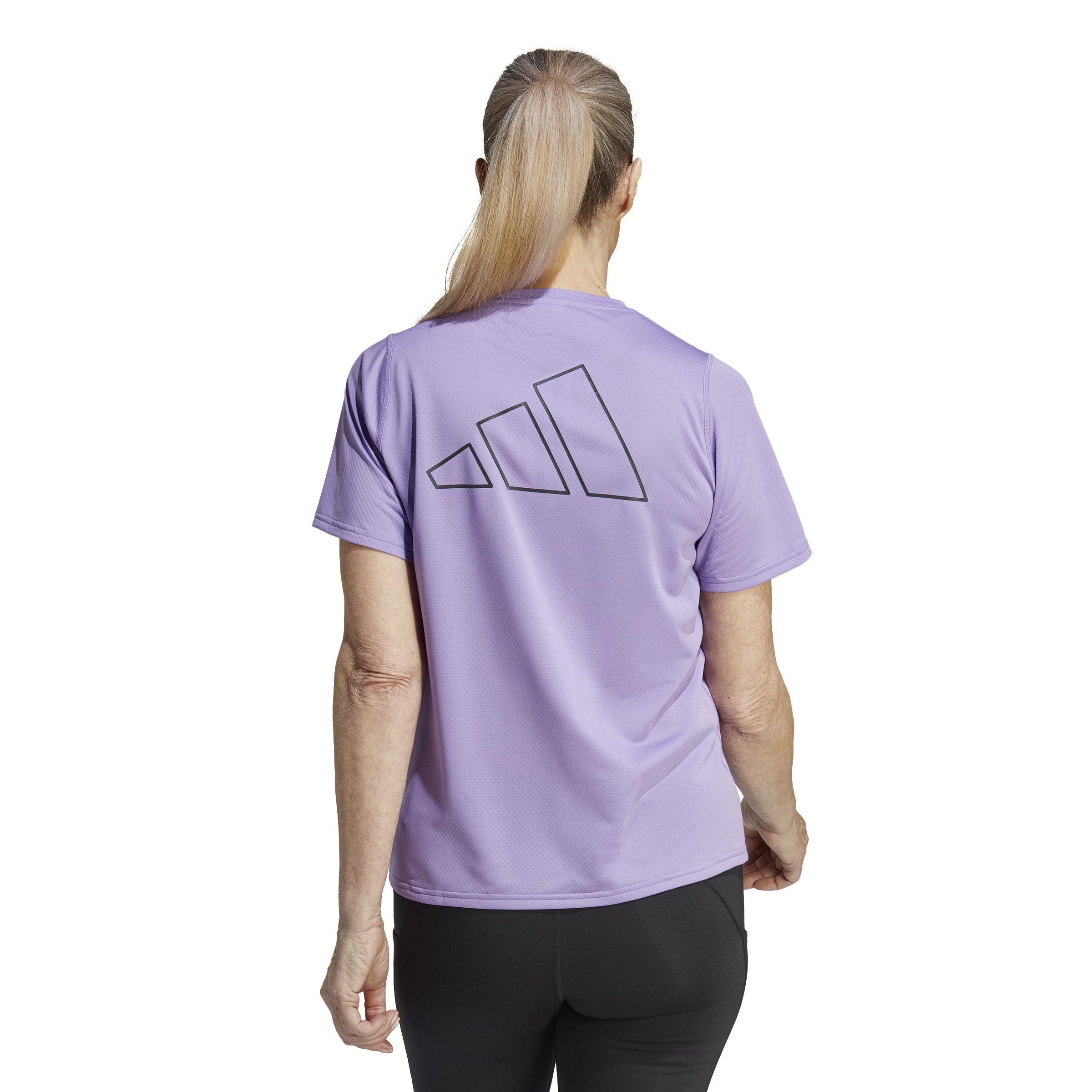 Run Icon 3 Bar T-Shirt, Purple, , large image number 3