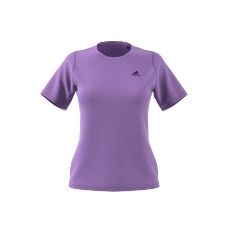 Women Run Icon 3 Bar T-Shirt, Purple, A901_ONE, large image number 7