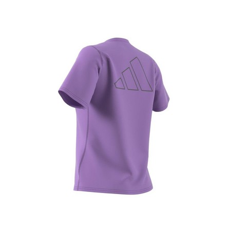 Women Run Icon 3 Bar T-Shirt, Purple, A901_ONE, large image number 11