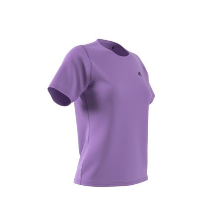 Women Run Icon 3 Bar T-Shirt, Purple, A901_ONE, large image number 14