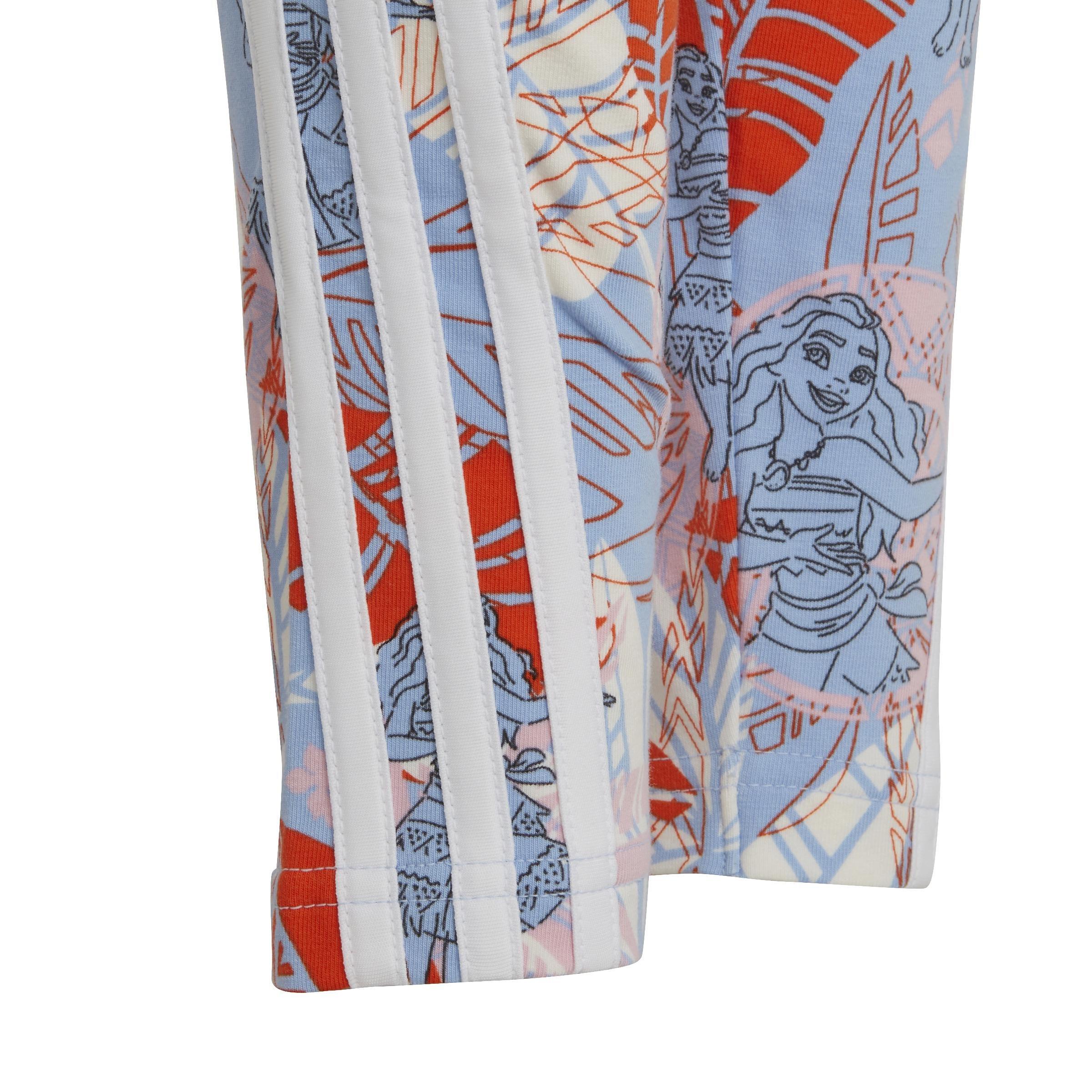 Kids adidas x Disney Moana Leggings, Blue, A901_ONE, large image number 3