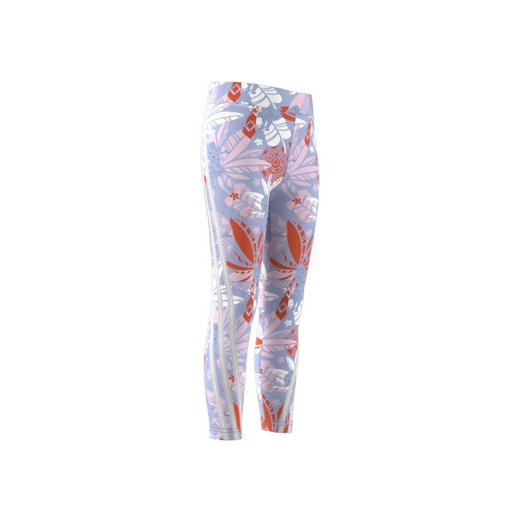 Kids adidas x Disney Moana Leggings, Blue, A901_ONE, large image number 11