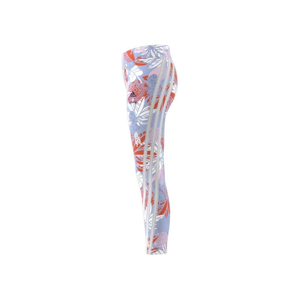 Kids adidas x Disney Moana Leggings, Blue, A901_ONE, large image number 12
