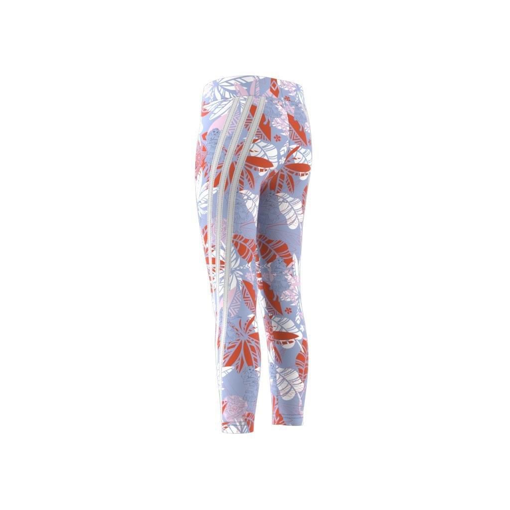 Kids adidas x Disney Moana Leggings, Blue, A901_ONE, large image number 13
