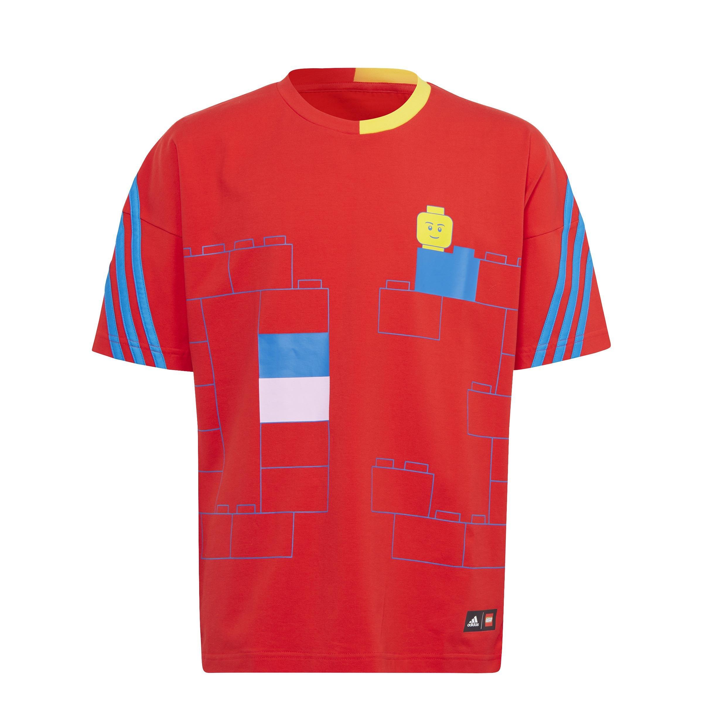 Unisex Kids Classic Lego T-Shirt, Red, A901_ONE, large image number 0