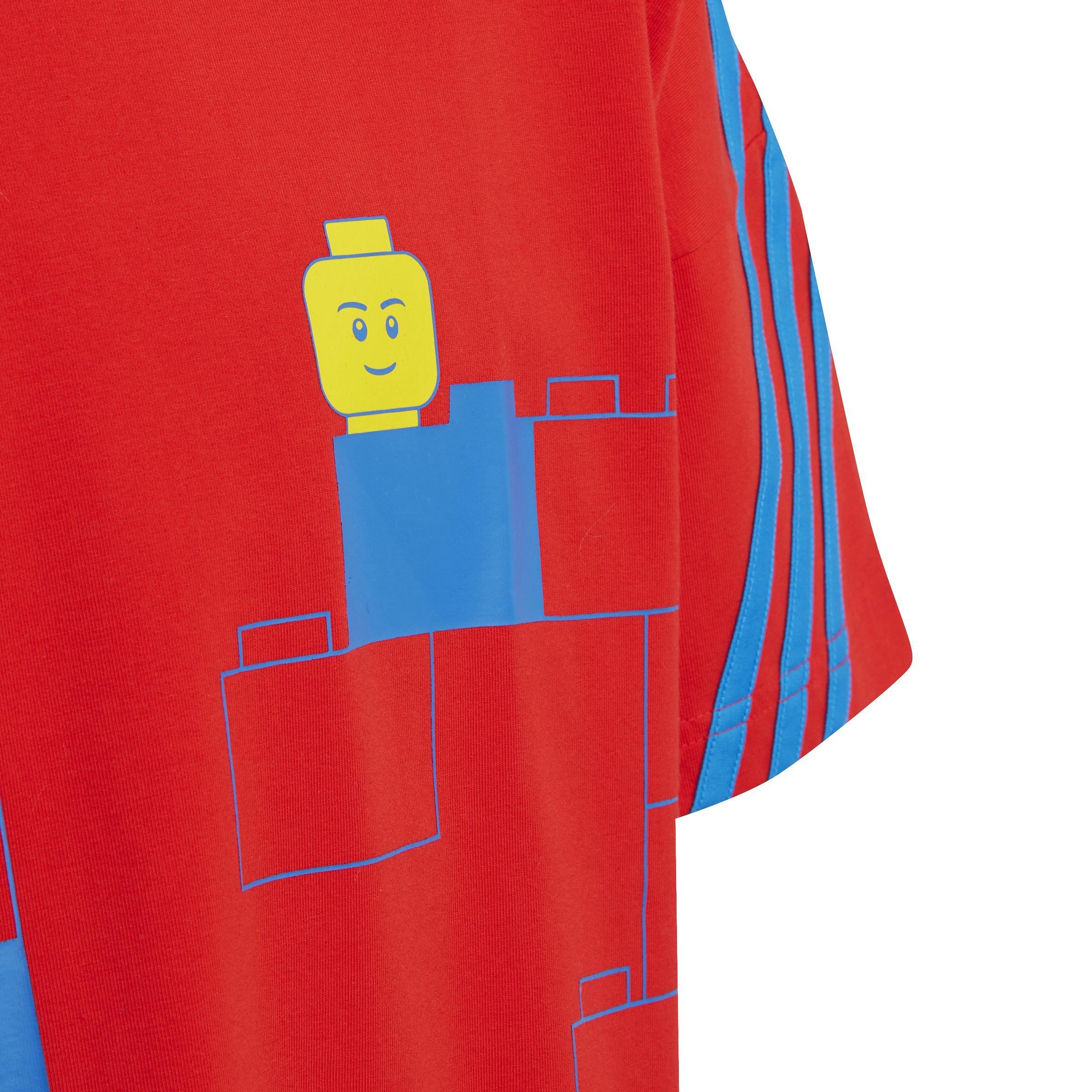 Unisex Junior Classic Lego T-Shirt, Red, A901_ONE, large image number 4