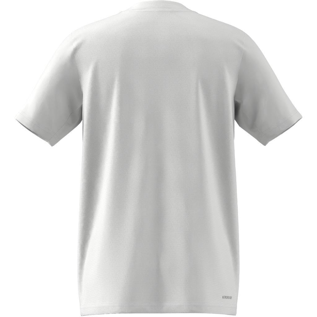 Unisex Train Essentials Aeroready T-Shirt, White, A901_ONE, large image number 7