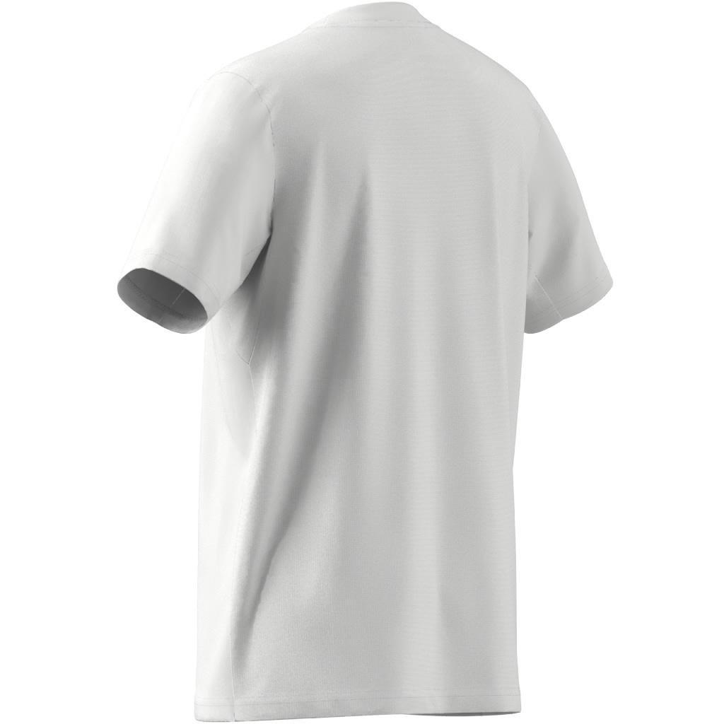 Unisex Train Essentials Aeroready T-Shirt, White, A901_ONE, large image number 9