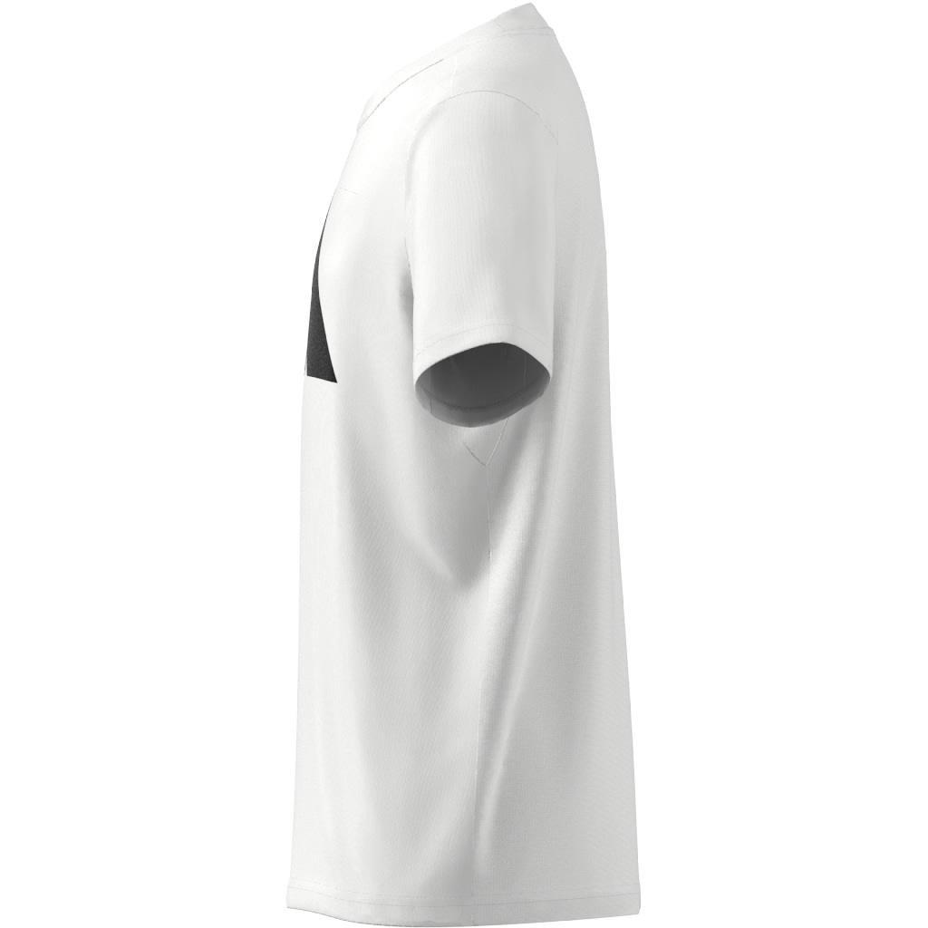 Unisex Kids Train Essentials Aeroready T-Shirt, White, A901_ONE, large image number 13