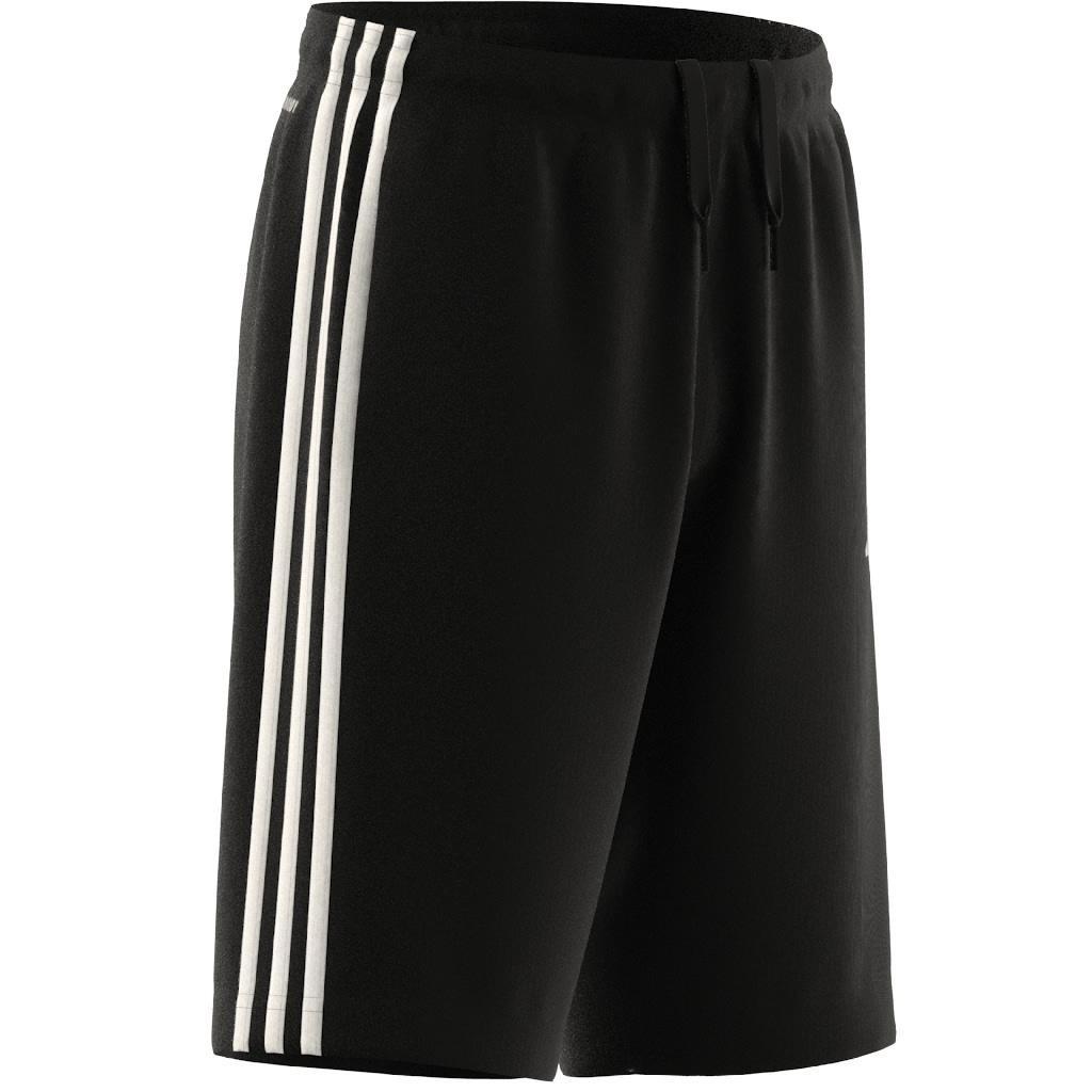 Unisex Kids Train Essentials Aeroready 3-Stripes Regular-Fit Shorts, Black, , large image number 7