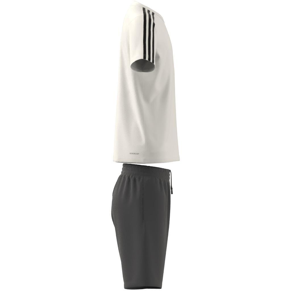 Unisex Kids Train Essentials Aeroready 3-Stripes Regular-Fit Training Set, White, A901_ONE, large image number 11