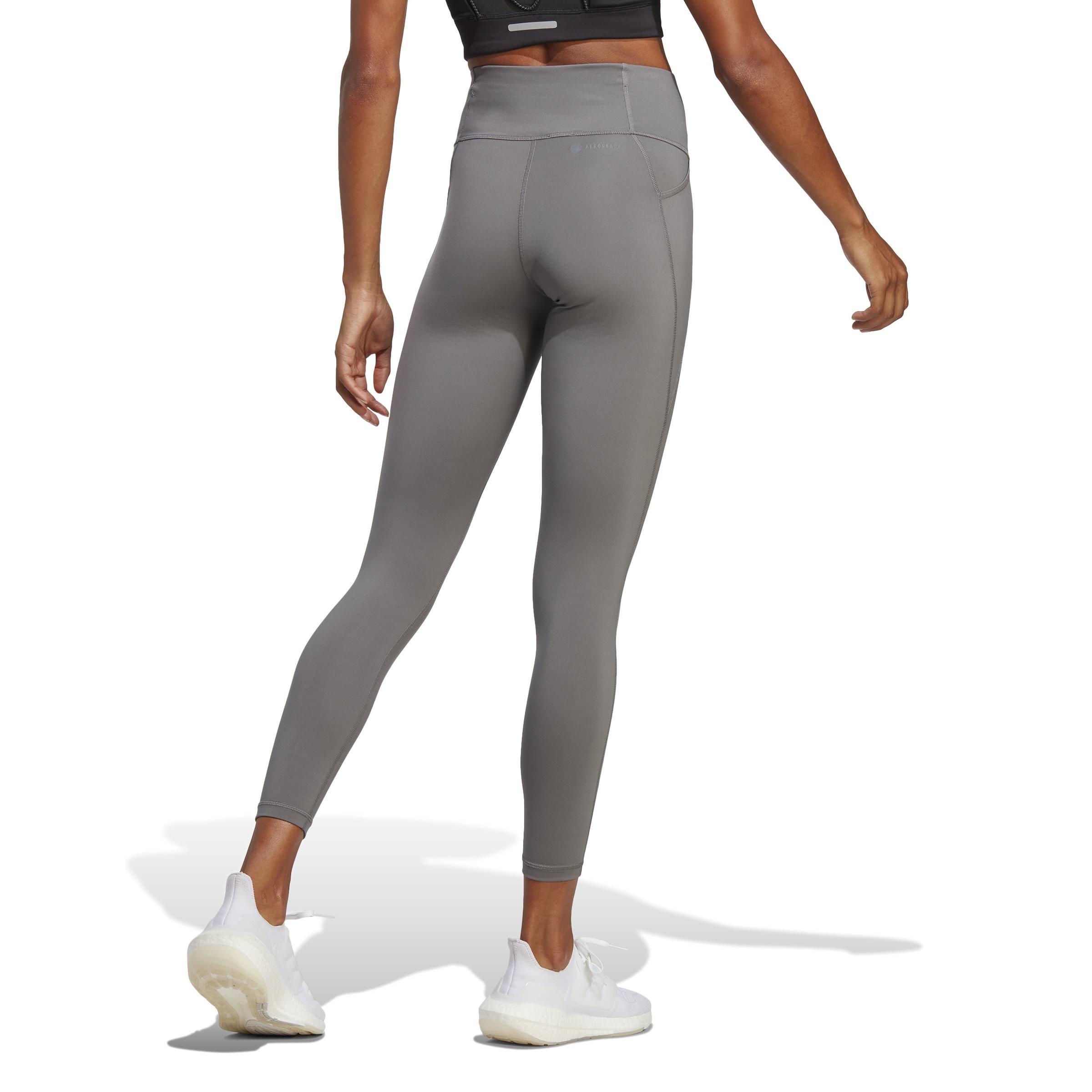 Running Essentials 7/8 Leggings, Grey, A901_ONE, large image number 2