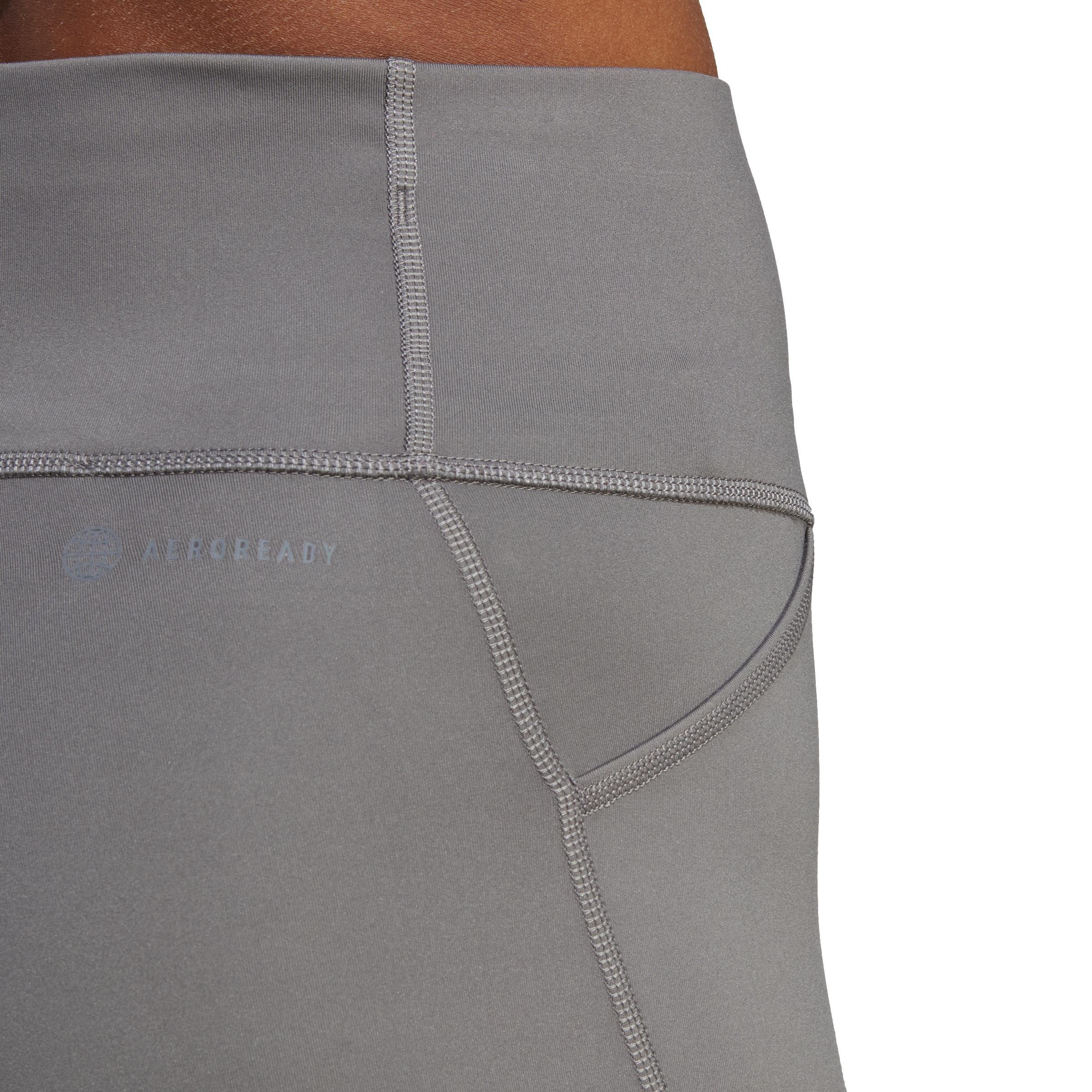 Running Essentials 7/8 Leggings, Grey, A901_ONE, large image number 4