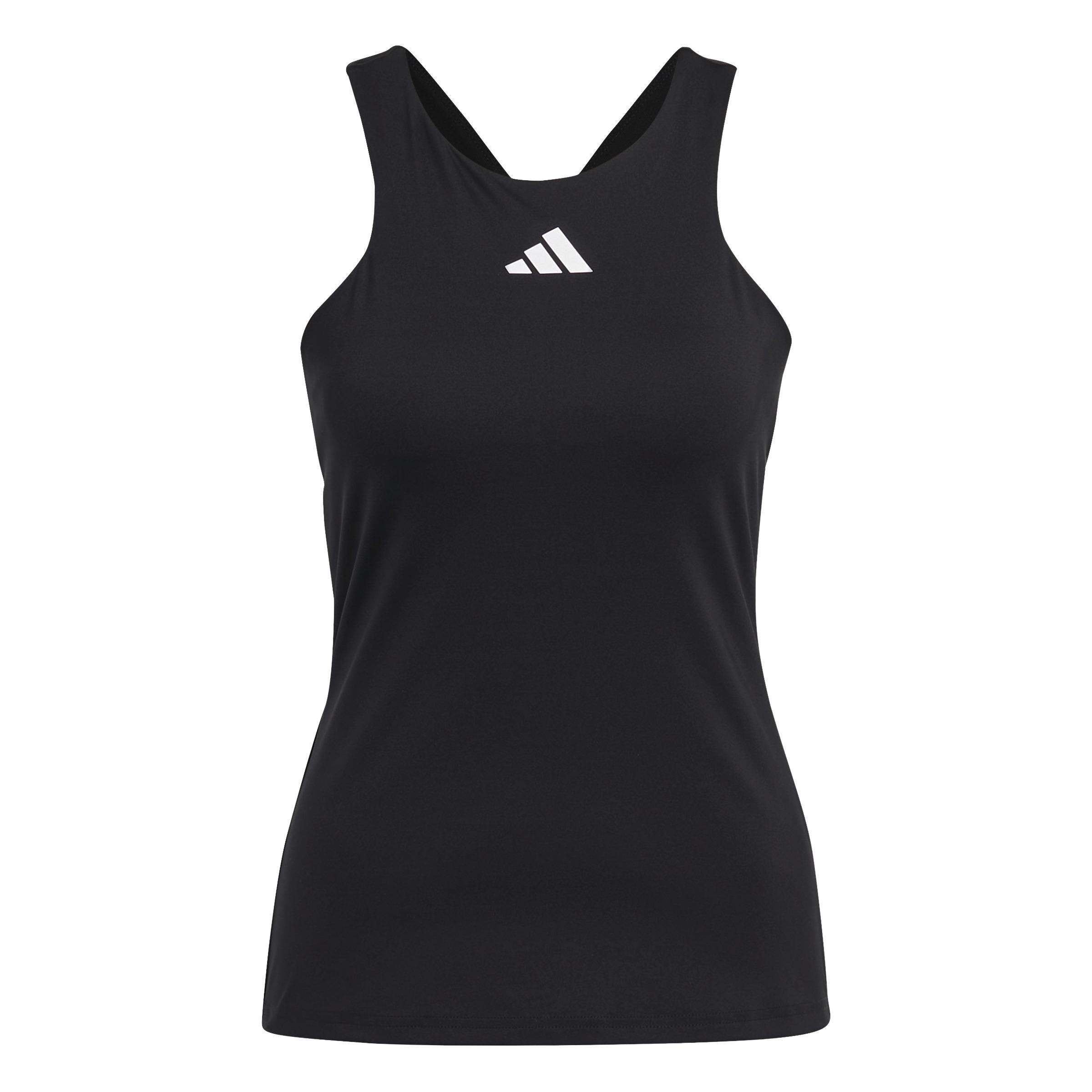 Tennis Y-Tank Top, Black, , large image number 1