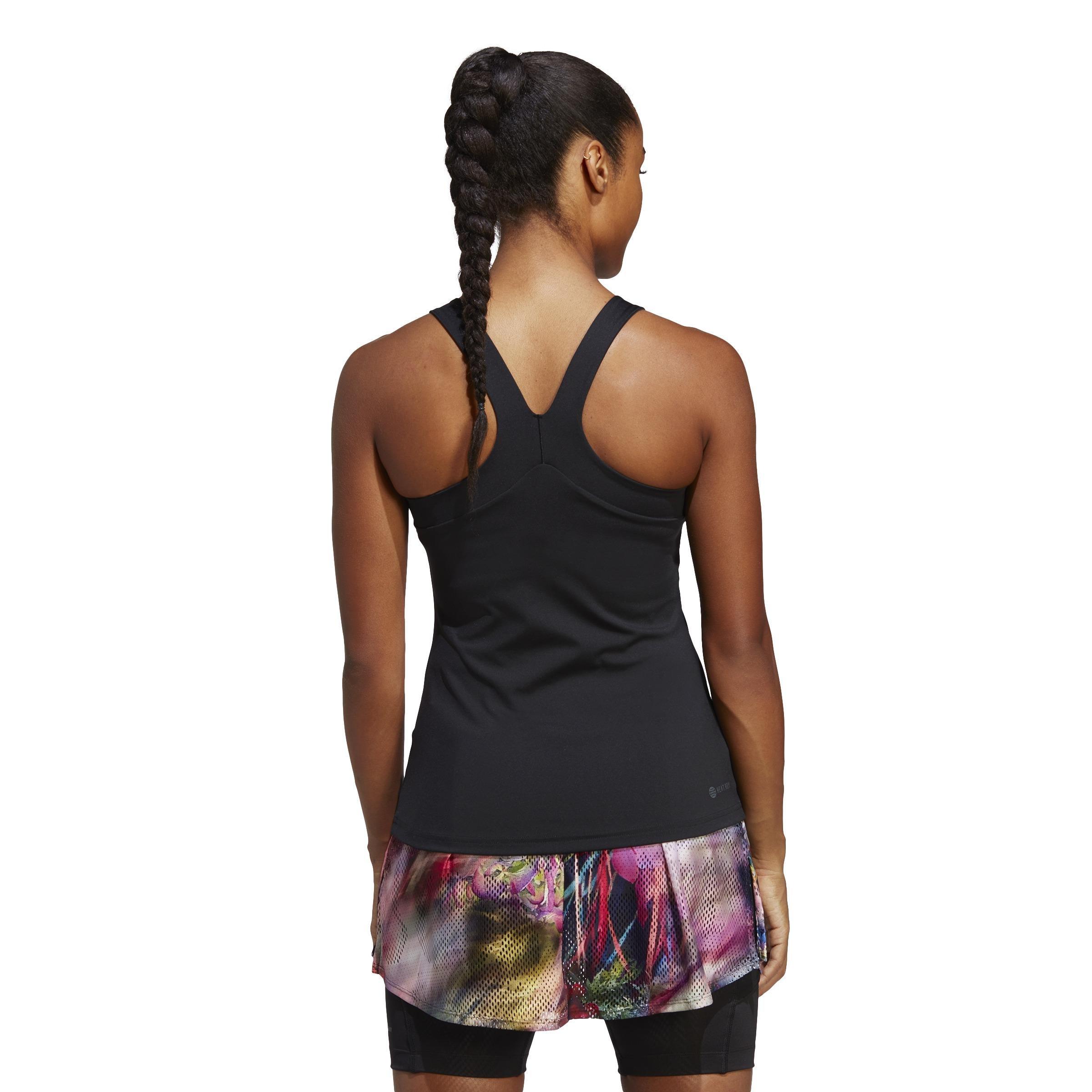Tennis Y-Tank Top, Black, , large image number 3