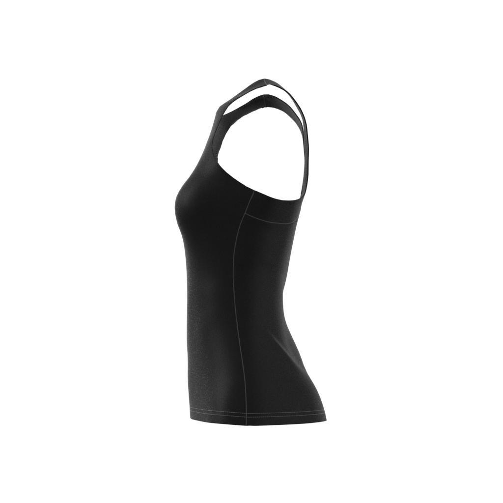 Tennis Y-Tank Top, Black, , large image number 8