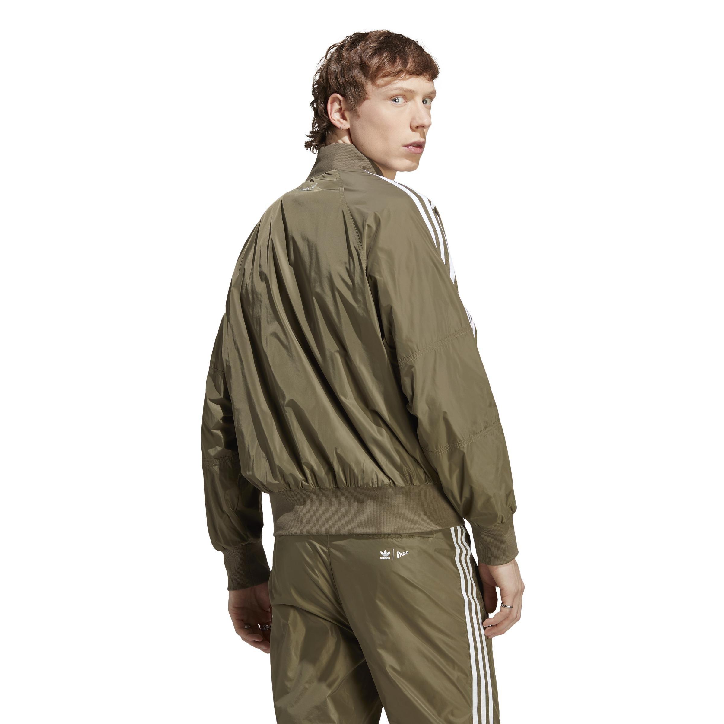 Adicolor Parley Track Top, Green, A901_ONE, large image number 3