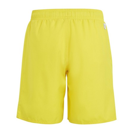 Kids Boys Adidas X Lego Swim Shorts, Yellow, A901_ONE, large image number 2
