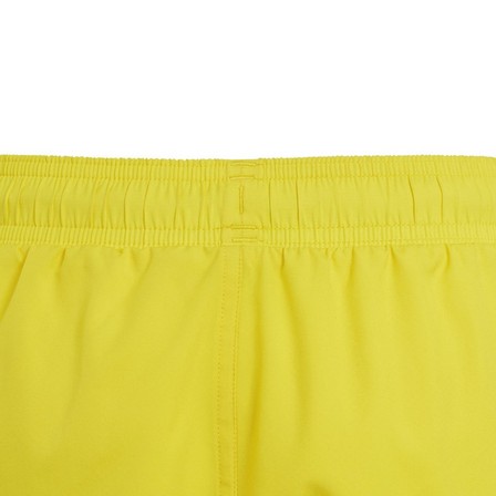 Kids Boys Adidas X Lego Swim Shorts, Yellow, A901_ONE, large image number 3