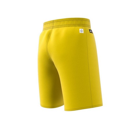 Kids Boys Adidas X Lego Swim Shorts, Yellow, A901_ONE, large image number 6